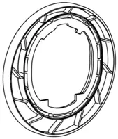 HANSA, Inbouwverlengstuk kompleet, 12 mm, 59913081