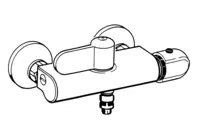 HANSATEMPRA, Miscelatore doccia, 08240282