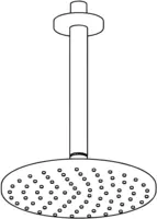 HANSAVIVA, Rain shower, d 202 mm, 44270100