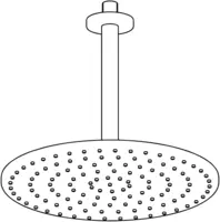 HANSAVIVA, Overhead shower, d 300 mm, 44270300