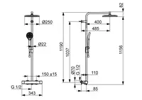 HANSAVIVA, Shower system, 6515920133