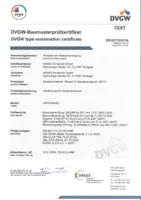 Approval/Declaration DVGW