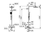 HANSAVIVA, Rain shower faucet, 65162201