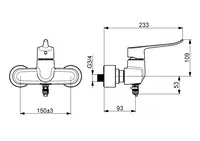 HANSACLINICA, Robinetterie de lavabo, Bluetooth, 01556279