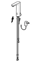 HANSAELECTRA, Umývadlová batéria, low pressure, 230/9 V, Bluetooth, 93631129