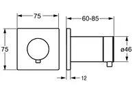 HANSA, Cover part for diverter, 02879172