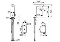 HANSAELECTRA, Waschtischbatterie, Bluetooth, 93302239