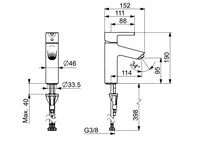 HANSAVANTIS, Washbasin faucet, 5237226733