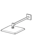 HANSAAURELIA, Overhead shower, 250x250 mm, 47260340