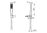 HANSAAURELIA, Combinazione Doccia con doccetta, 47170130