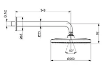 HANSAVIVA, Overhead shower, d 250 mm, 4426020033