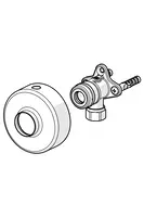 Oras Group, Angle coupling with stop valve, G3/4(1/2)-D12, 290009-33