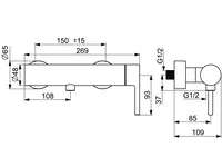 HANSAVANTIS Style, Shower faucet, 54450107