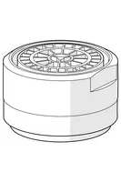 Oras Group, Mousseur, STD M24x1 CC PCA 1.2 gpm, 1018458V-33