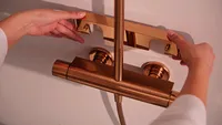 MagShelf installation - brushed bronze, 7192N-81+7156N-81​+6515920181