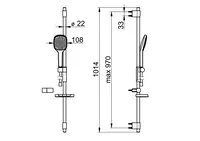 HANSAACTIVEJET Style, Shower set, 84370210