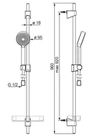 HANSABASICJET, Shower set, 44670113