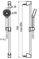 HANSABASICJET, Shower set, 44780413