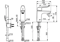 HANSACARE, Washbasin faucet, 46282206