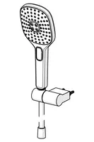 HANSAACTIVEJET Style, Hand shower set, 84380233