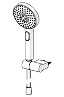 HANSAACTIVEJET, Hand shower set, 84380133