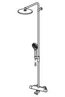 HANSAVIVA, Rain shower faucet, 65162201