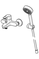 HANSAPRIMO, Bath and shower faucet with shower set, 4944210300003