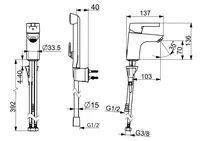 HANSAPALENO, Robinetterie de lavabo, 56402203