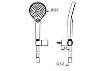 HANSAVIVA, Hand shower set, 44170220