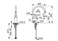 HANSAPINTO, Kitchen faucet, 452822030004
