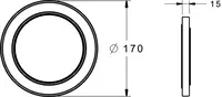 HANSABLUEBOX, Verlängerungssatz, 15 mm, d 170 mm, 59914191