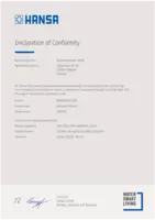 Toestemming/Verklaring Declaration of Conformity