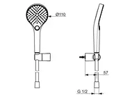 HANSAVIVA, Hand shower set, 44170220
