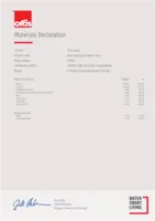 Approval/Declaration Materials Declaration