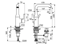 HANSAVANTIS Style, Washbasin faucet, 54542207