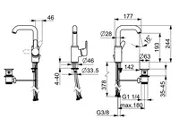 HANSAPRIMO, Waschtischbatterie, 49542203