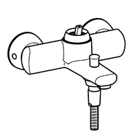 HANSARONDA Style, Wannenfüll- und Brausebatterie, 43742130