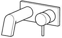 HANSASTELA, Fertigset für Waschtisch-Batterie, 44902103