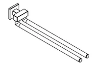 HANSACANYON, Griglia Portasciugamano, 50230900