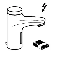 HANSAMIX, Waschtischbatterie, 6 V, 50811100