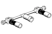 HANSAVARIO, UP-Rohbauset für Waschtischarmatur, 51200100