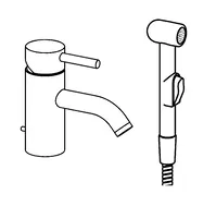 HANSADESIGNO, Washbasin faucet, 51872101