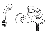 HANSAVANTIS, Wannenfüll- und Brausebatterie, 52442113