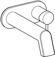 HANSASTELA, Fertigset für Waschtisch-Batterie, 57852171