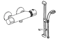 HANSAPRISMA, Shower faucet, 08420191