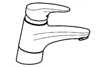 HANSAMIX, Washbasin faucet, 01182173