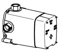 HANSA, Einbaukörper-Unterputz, G1/2, 08040290