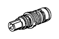 Cartuccia termostatica, H/C reversed