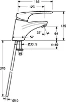 HANSAMEDICA, Miscelatore lavabo, 01082176