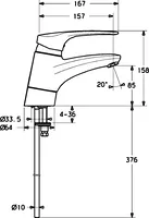 HANSAMEDICA, Miscelatore lavabo, 01182176